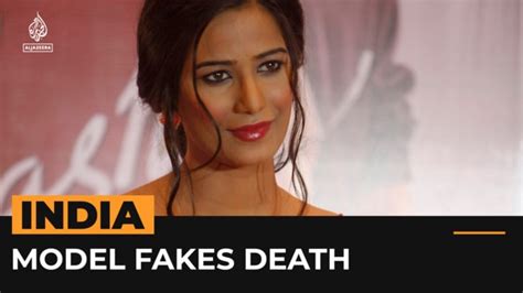 Poonam Pandey: Uproar as model, actor, reveals she faked her。